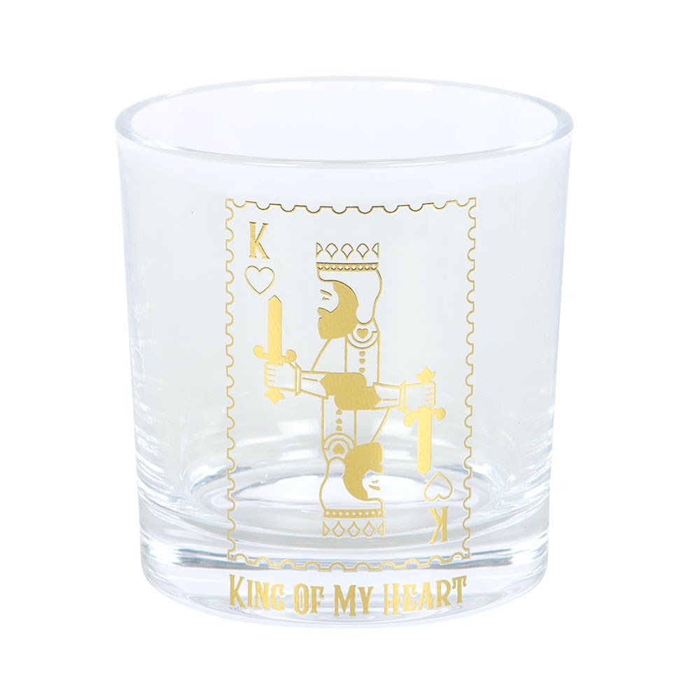 Something Different - King of My Heart Drinking Glass Glaswaren - Transparent